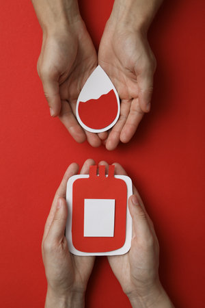 Blood donation, concept of awareness and donationの写真素材