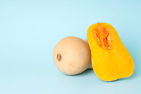 Cooking ingredients for fall season - pumpkin seeds, pumpkinの写真素材