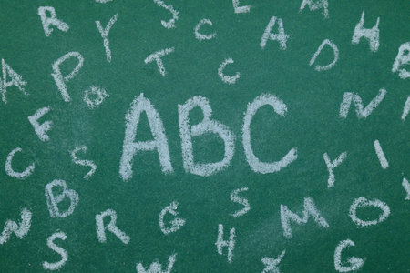 Learning English language, concept of learning languageの写真素材