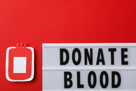 Blood donation, concept of awareness and donationの写真素材