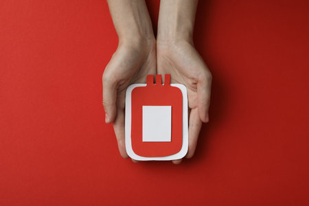 Blood donation, concept of awareness and donationの写真素材