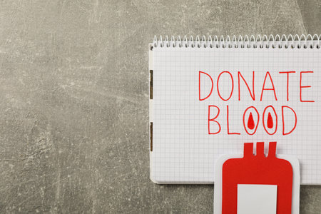 Blood donation, concept of awareness and donationの写真素材