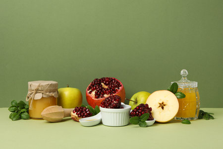 Rosh hashanah - jewish New Year holiday conceptの写真素材