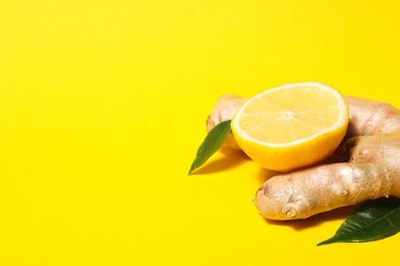Seasoning and spices concept - ginger, homemade seasoning