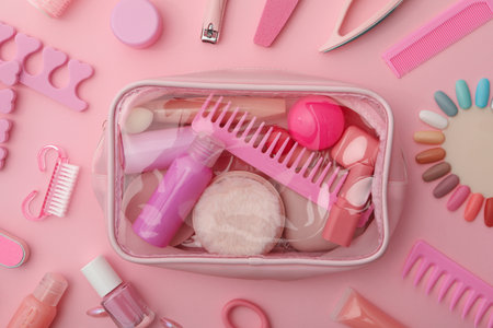 Odessa, Ukraine, 10.08.2023: concept of Barbiecore style with pink colorのeditorial素材