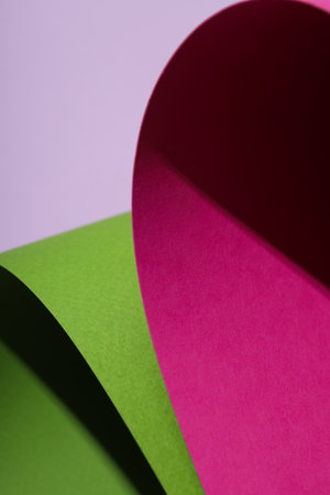 Mockup, abstraction, colorful colored paper, top viewの写真素材