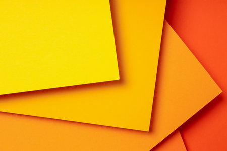 Mockup, abstraction, colorful colored paper, top view