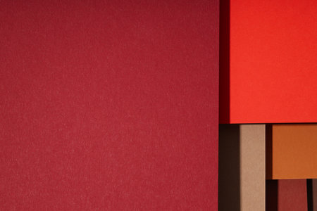 Mockup, abstraction, colorful colored paper, top viewの写真素材