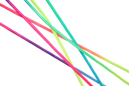 PNG,multi-colored braided cords, isolated on white background