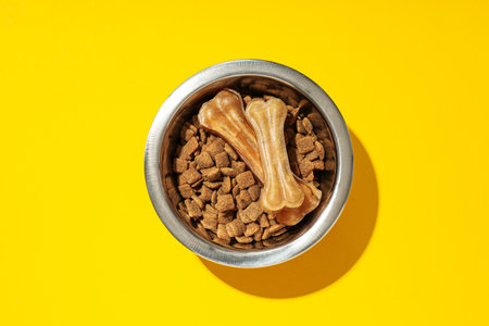 Tasty and delicious food for pet, pet accessoriesの写真素材