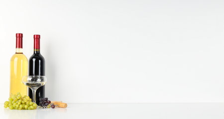 Gourmet concept, delicious alcohol drink concept - wineの写真素材