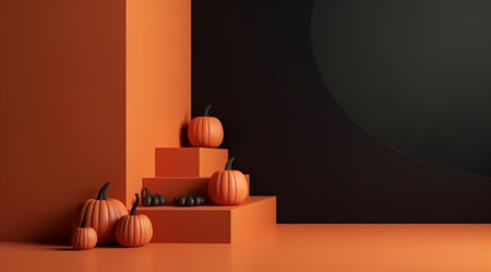Halloween background, created with Generative AI technologyの素材
