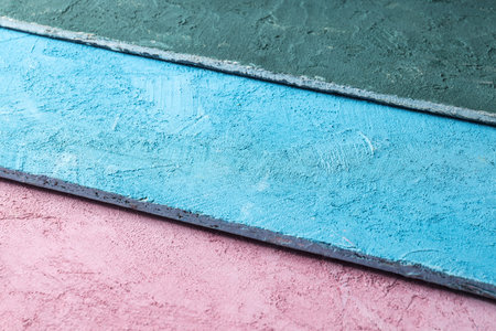 Pink, blue and green texture backgroundの写真素材