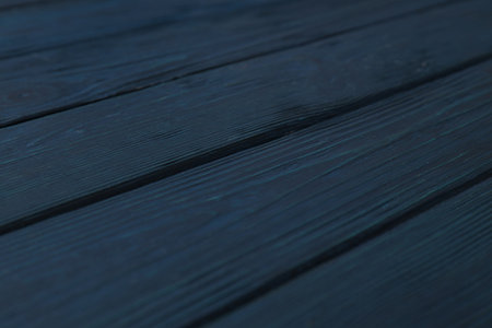 Blue wooden background, close upの写真素材