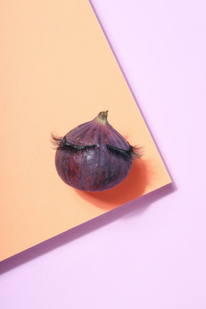 Figs, concept of tasty and juicy fruitの写真素材