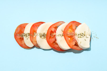 Salad Caprese, concept of tasty and delicious foodの写真素材