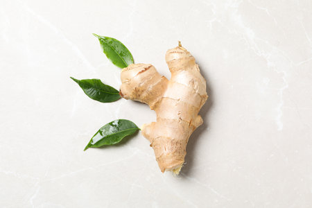 Seasoning and spices concept - ginger, homemade seasoning