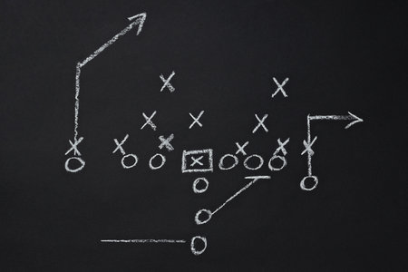 American football, concept of Super Bowl and American footballの写真素材