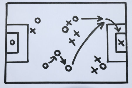 American football, concept of Super Bowl and American footballの写真素材