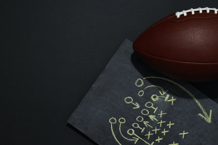 American football, concept of Super Bowl and American footballの写真素材