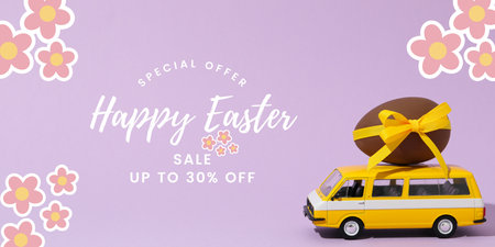 Easter, concept of Happy Easter, Happy Easter designの写真素材