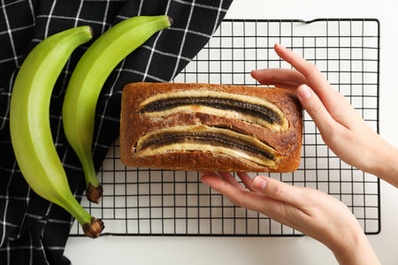 Tasty food with banana, concept of tasty food with bananaの写真素材