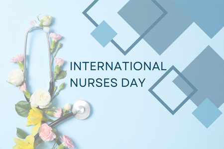 Design for concept of International Nurses dayの写真素材