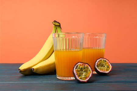 Concept of delicious and tasty exotic and tropical fruitの写真素材