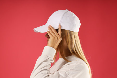 A young woman in a white sweater