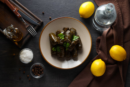 Dolma, tasty and delicious homemade food, tasty foodの写真素材