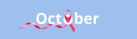 A beautiful thematic card for breast cancer monthの写真素材