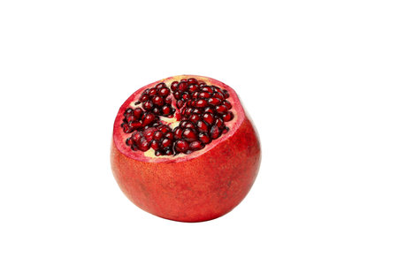PNG,Juicy pomegranate, isolated on white backgroundの写真素材