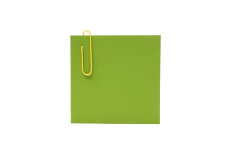 PNG, Office accessories concept, paper clip, isolated on white backgroundの写真素材