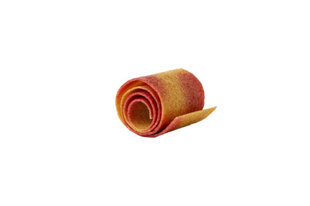 PNG, Small piece of fruit pastille, isolated on white backgroundの写真素材