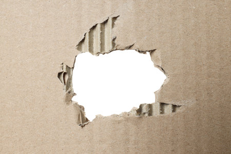 PNG, Cardboard, recycle concept, isolated on white backgroundの写真素材