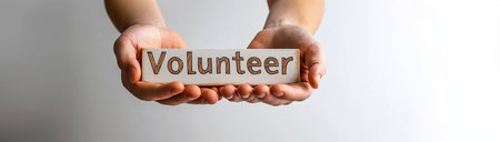 Ai. Volunteer Day, the description volunteer, created with the help of Generative AI technology.の素材