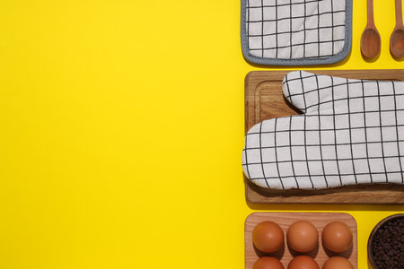 Cooking food in home, accessories for kitchen and cooking foodの写真素材