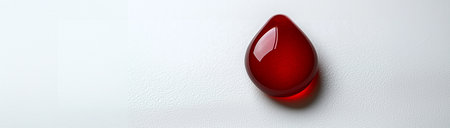 Blood Donor Month, a drop of blood, created with the help of Generative AI technology.の素材