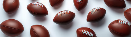 Super Bowl. American football, a ball, created using Generative AI technology.の素材
