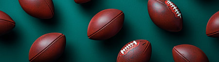 Super Bowl. American football, a ball, created using Generative AI technology.の素材