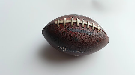 Super Bowl. American football, a ball, created using Generative AI technology.の素材