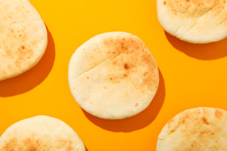 Tasty bakery food concept - delicious Pita, food for making in home