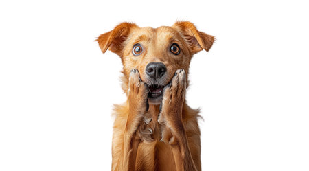 PNG, Cat, Dog + Emotion, created on the basis of artificial intelligence of Generative AI technology.の素材