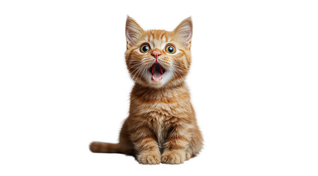 PNG, Cat, Dog + Emotion, created on the basis of artificial intelligence of Generative AI technology.の素材