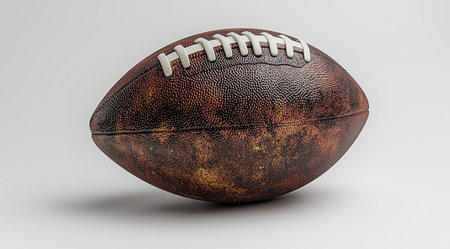 Super Bowl. American football, a ball, created using Generative AI technology.の素材