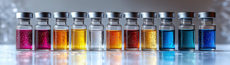 Medical, medicine in a jar, for injections, created with the help of Generative AI technology.の素材