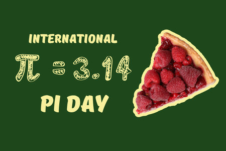 A traditional berry pie for Pi Day.の写真素材