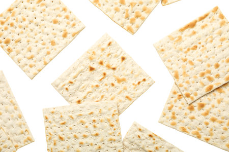 Matzah displayed for Passover.