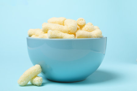 Corn sticks, concept of tasty snack foodの写真素材