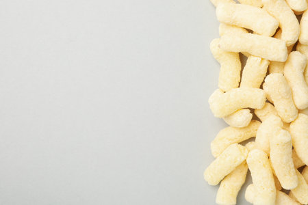 Corn sticks, concept of tasty snack foodの写真素材
